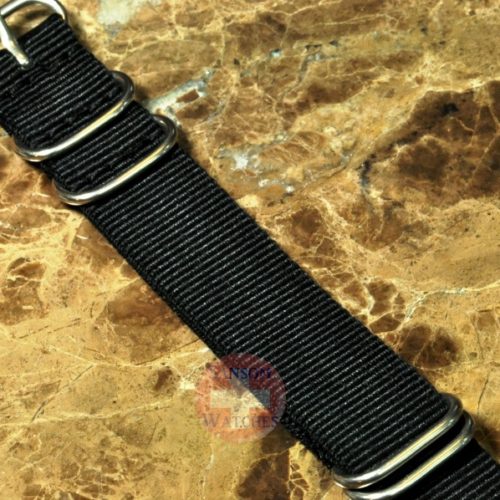 NATO Watch Strap Zulu 20mm Black