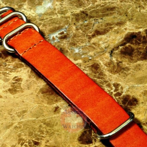 NATO Watch Strap Zulu 20mm Brown Leather