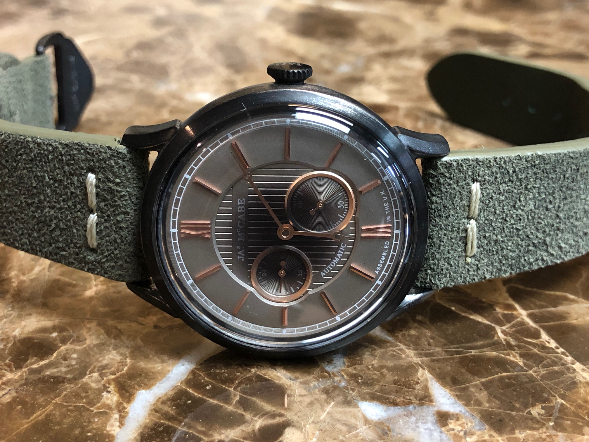 James McCabe Heritage Automatic II 24H Watch Assembled in the UK