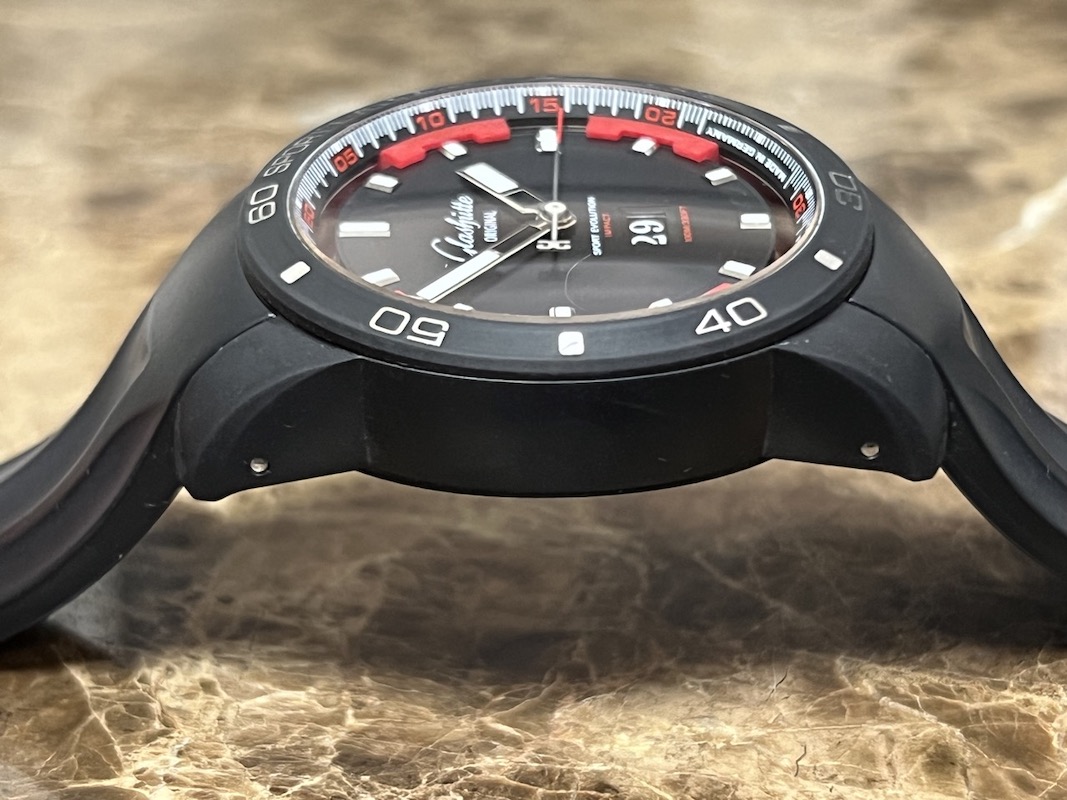 Glashutte Original Sport Evolution Impact Automatic Black Box Papers model 39-47-16-16-54
