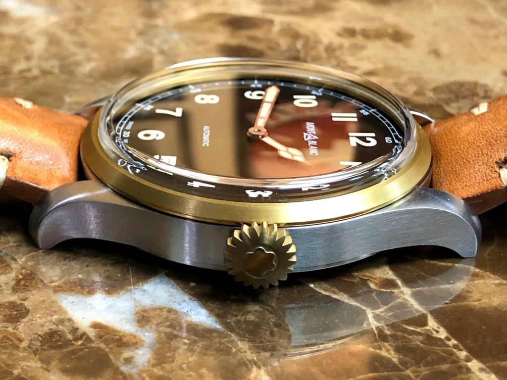 Montblanc 1858 Stainless Steel and Bronze 44mm Automatic with Box and Papers 116241