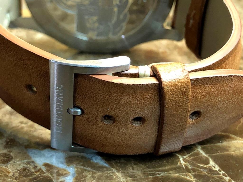 Montblanc 1858 Stainless Steel and Bronze 44mm Automatic with Box and Papers 116241