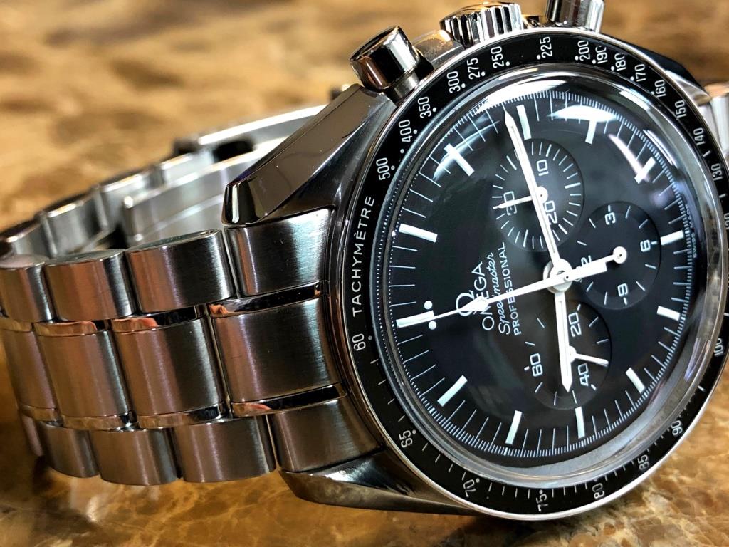 Omega Speedmaster Professional Moon Watch 42mm Hesalite Manual Wind145.0022
