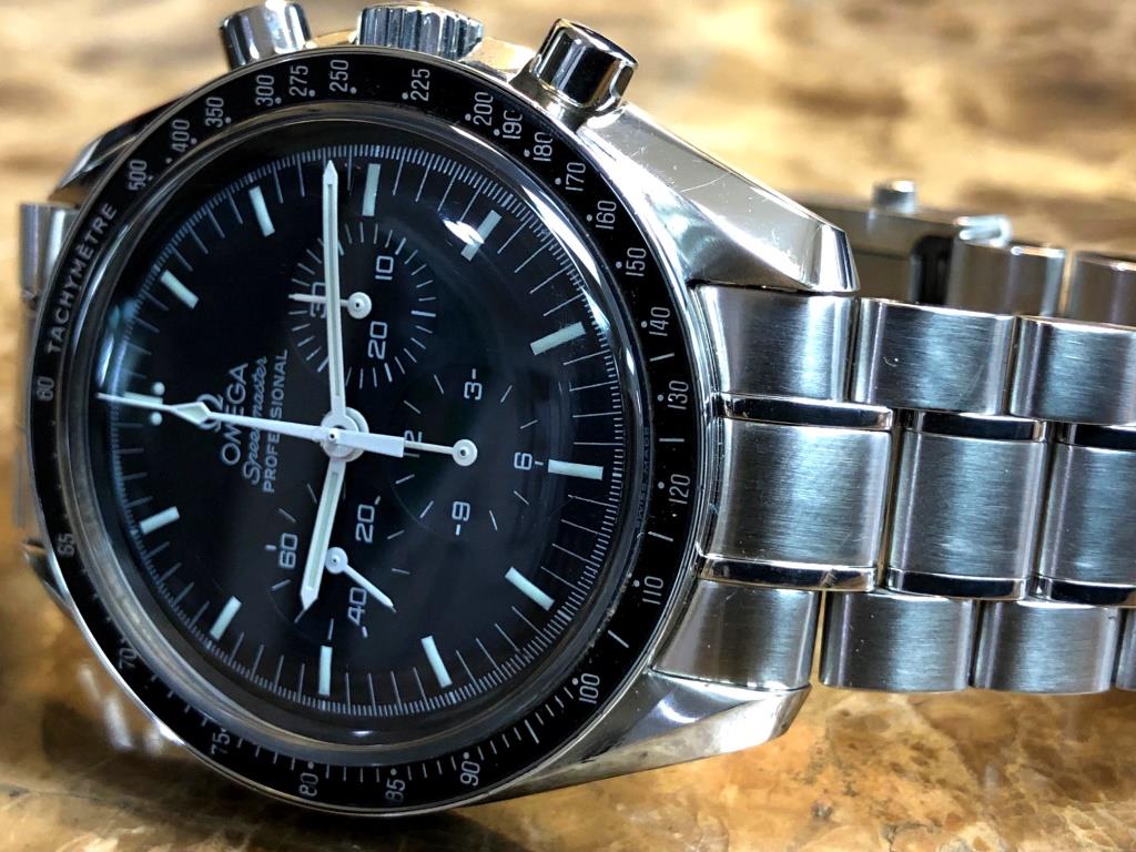 Omega Speedmaster Professional Moon Watch 42mm Hesalite Manual Wind145.0022