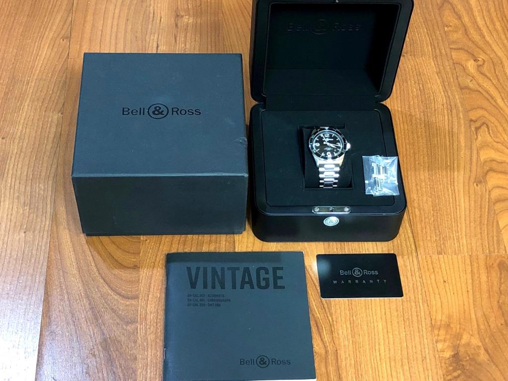 Bell & Ross V2-92 Automatic 41mm Box Papers Warranty Card year 2021 BRV292-BL-ST/SST