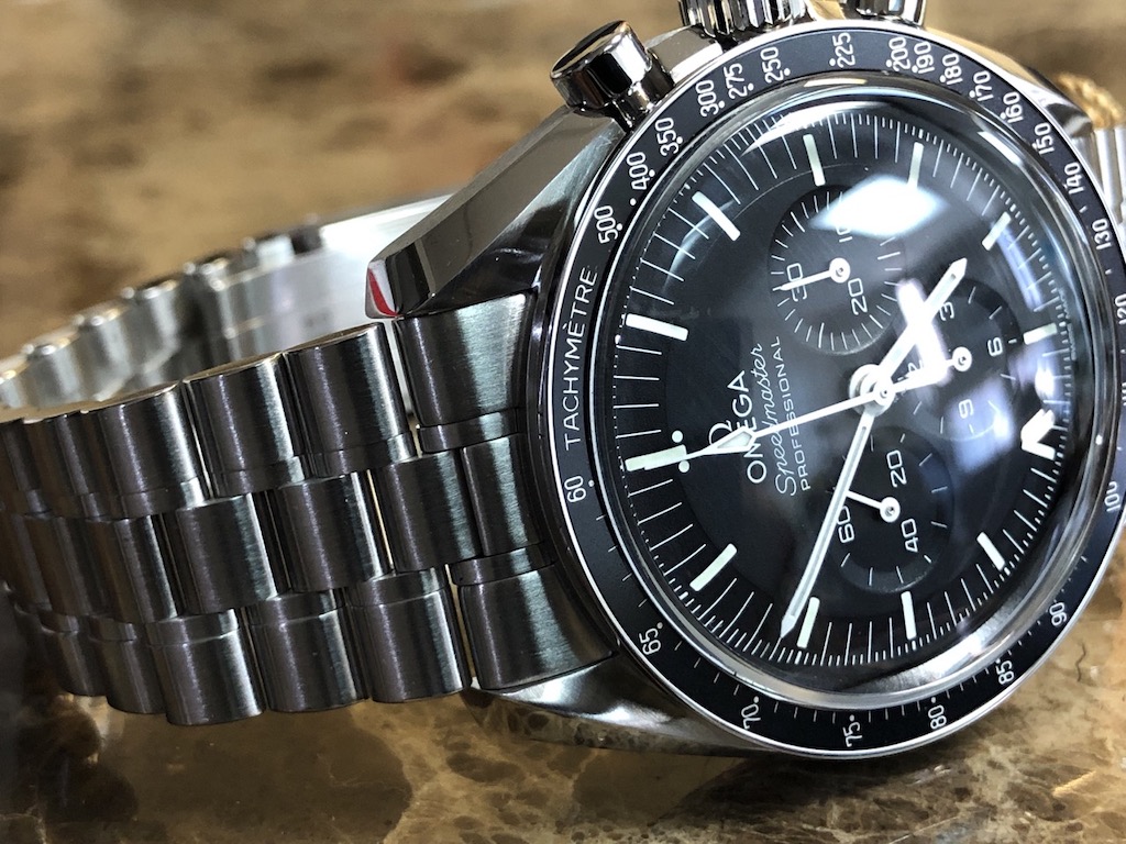 OMEGA Speedmaster Professional CO‑AXIAL Manual Wind 42mm Hesalite Crystal Box Papers Cards Never Worn