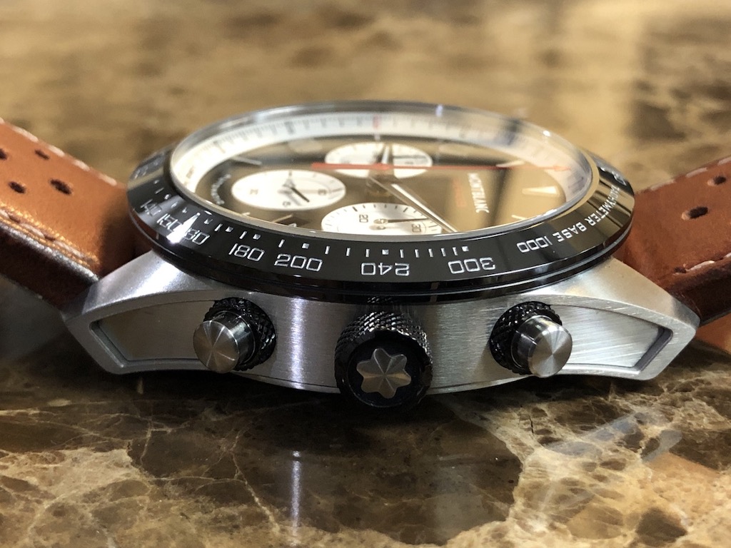 Montblanc TimeWalker Chronograph 43mm Automatic Black / White Panda Daytona with Box and Papers 119942