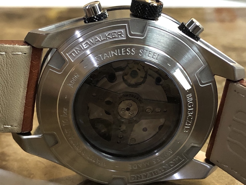 Montblanc TimeWalker Chronograph 43mm Automatic Black / White Panda Daytona with Box and Papers 119942