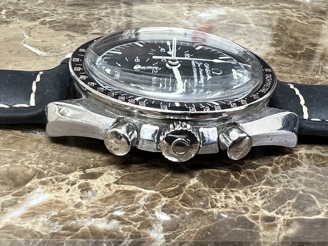 Omega Speedmaster Chronograph Professional Caliber 861 42mm Hesalite Vintage Year 1976 Speedy 145022-76 ST