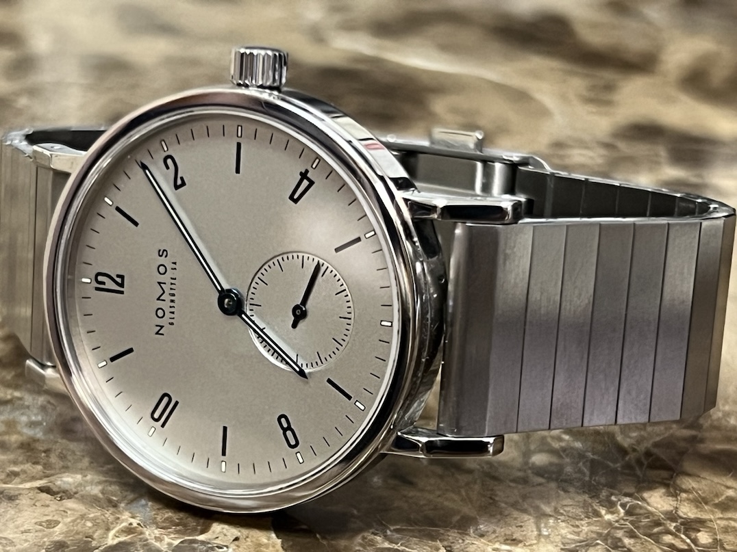 NOMOS Glashutte TANGENTE SPORT Manual Wind 36mm with Bracelet Box / Papers Made in Germany