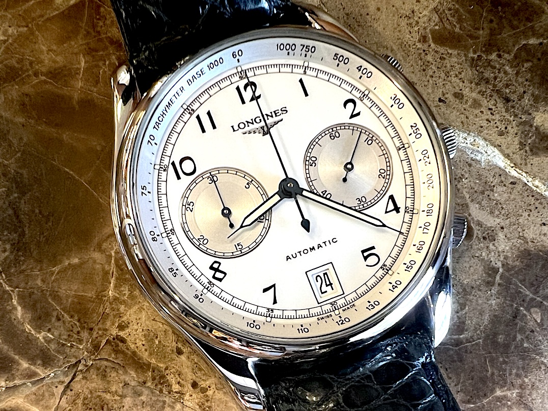 Longines Master Collection SwissAir 30 minute Chronograph Automatic 40mm with Box Papers Limited Edition L2.612.4