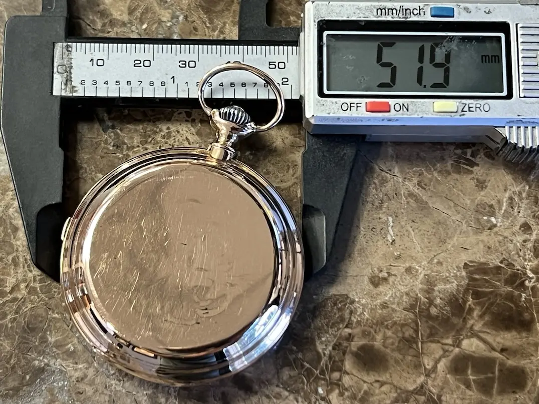 Tiffany & Company Pocket Watch 18k Yellow Gold Chronograph Hunter Case Vintage just serviced - Image 8