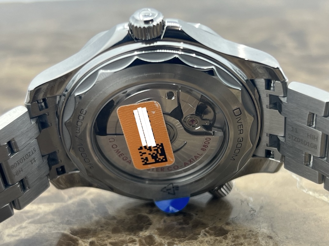 Omega Seamaster Diver 300M Co‑Axial Master Chronometer 42mm Black Dial Black Ceramic Bezel Box Papers Cards model 210.30.42.20.01.001