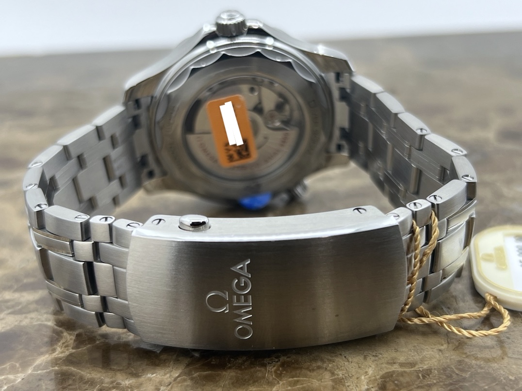 Omega Seamaster Diver 300M Co‑Axial Master Chronometer 42mm Black Dial Black Ceramic Bezel Box Papers Cards model 210.30.42.20.01.001