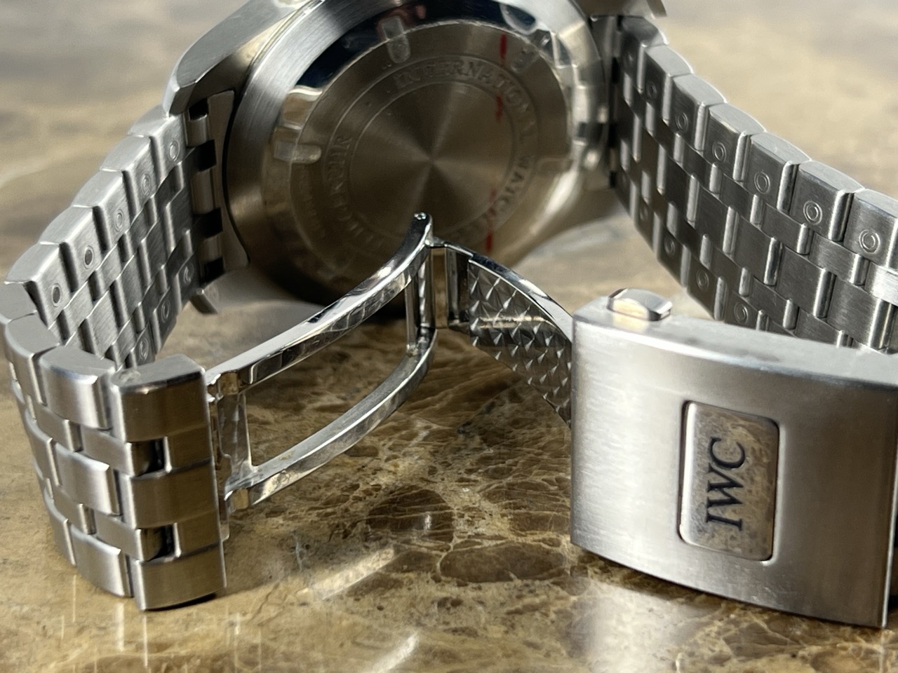IWC Pilot Chronograph with DAY - DATE 43mm Automatic with Bracelet Box Papers IW377704