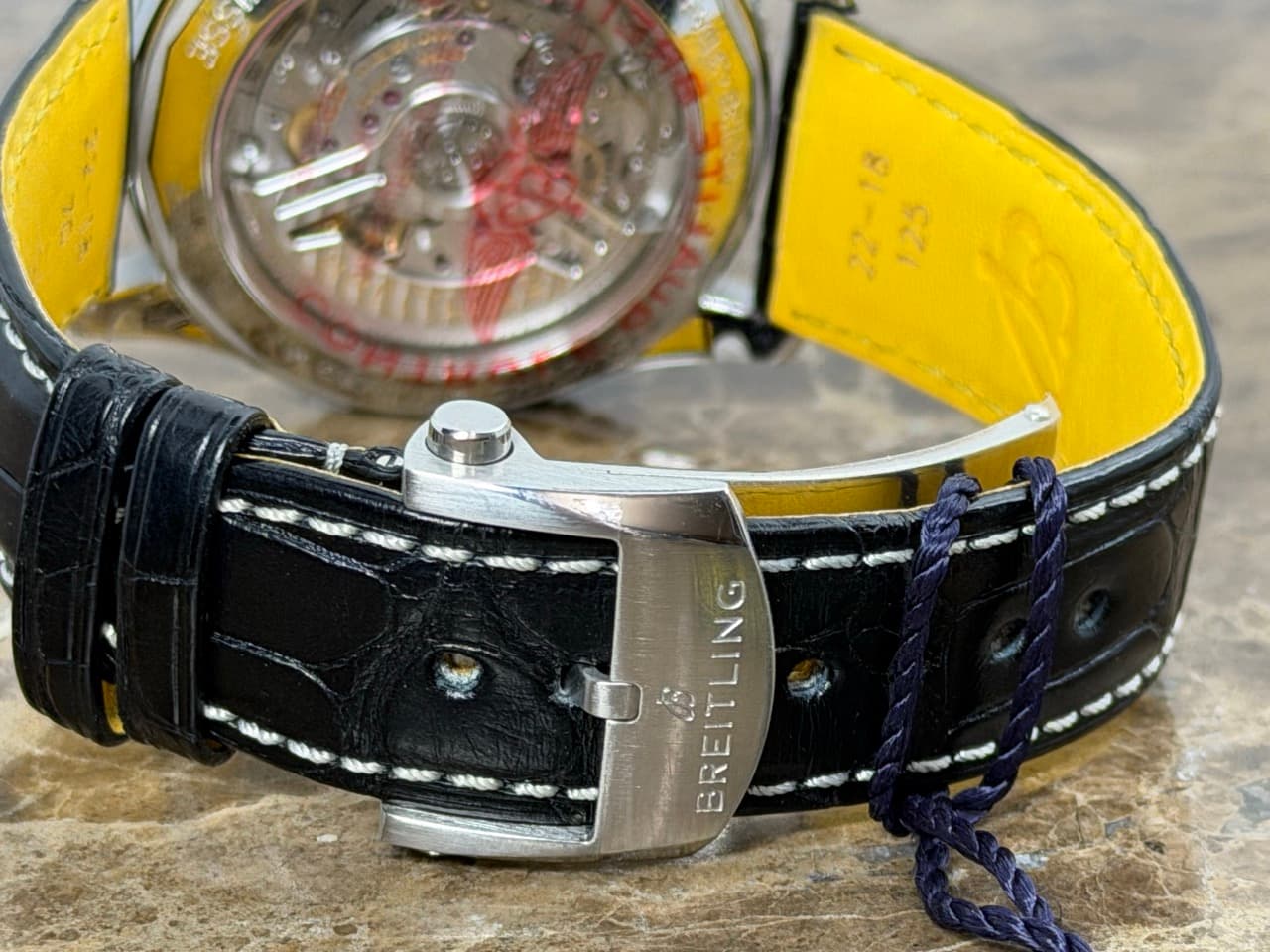 BREITLING Navitimer B01 Chronograph 43 Automatic Silver Black with Box Papers Card AB0138241G1P1 Never Worn