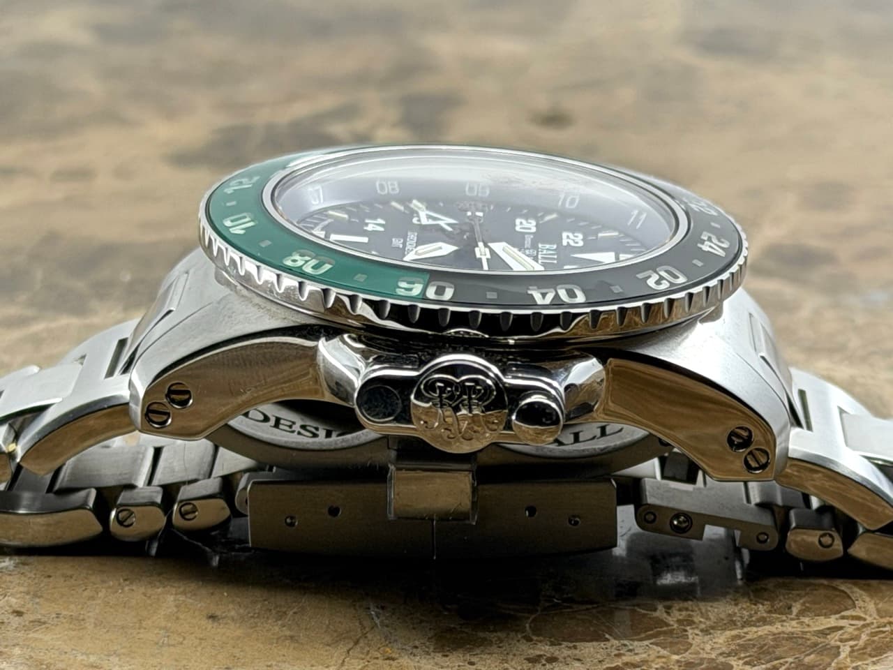 BALL Engineer Hydrocarbon AeroGMT II 40mm Automatic Black Green Bezel Sprite Blue Dial DG2018C-S11C-BE Box Papers Card