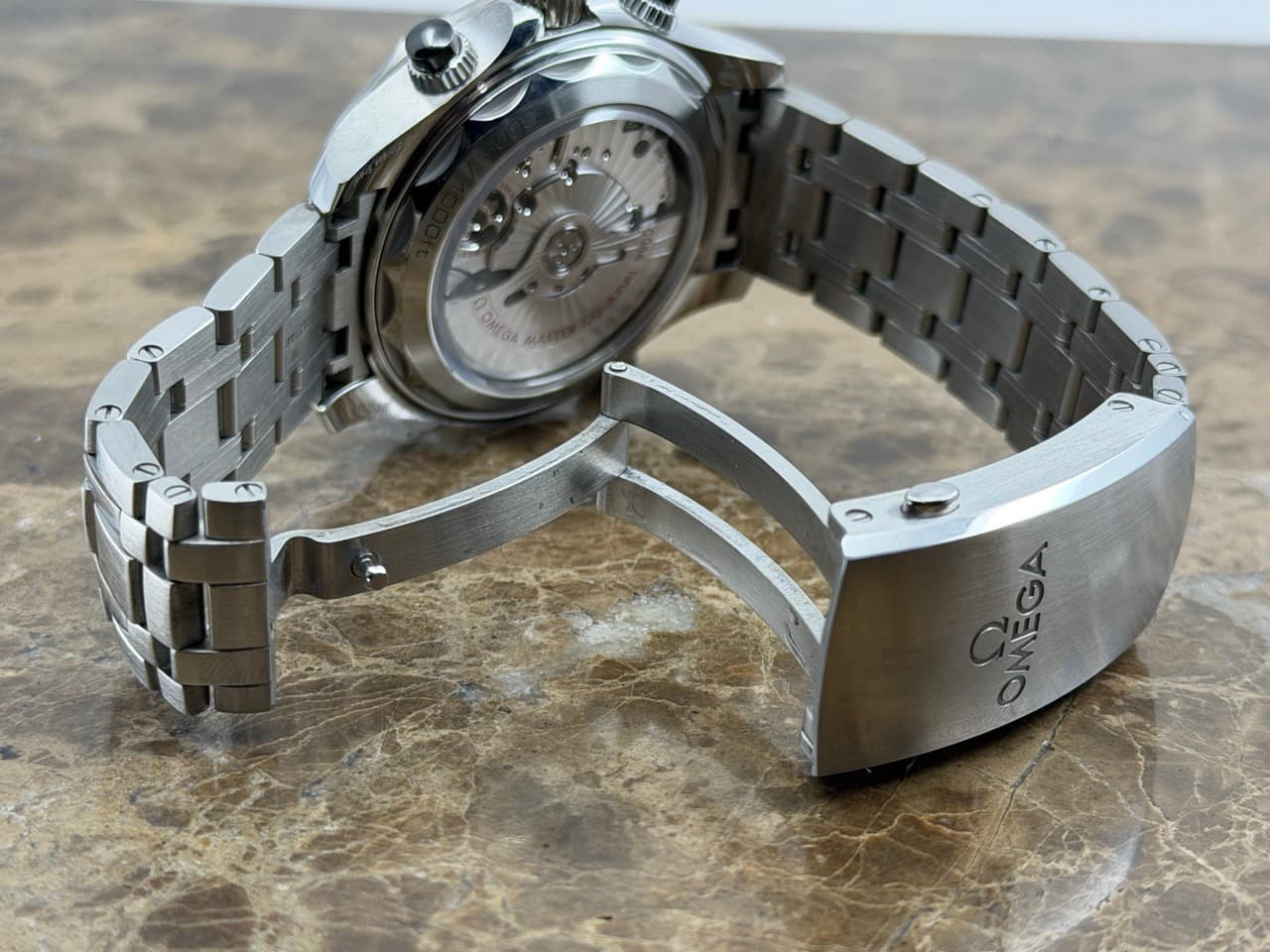 OMEGA Seamaster Diver 300M Chronograph 44mm Automatic Black Dial on Bracelet Box Papers Cards 210.30.44.51.01.001