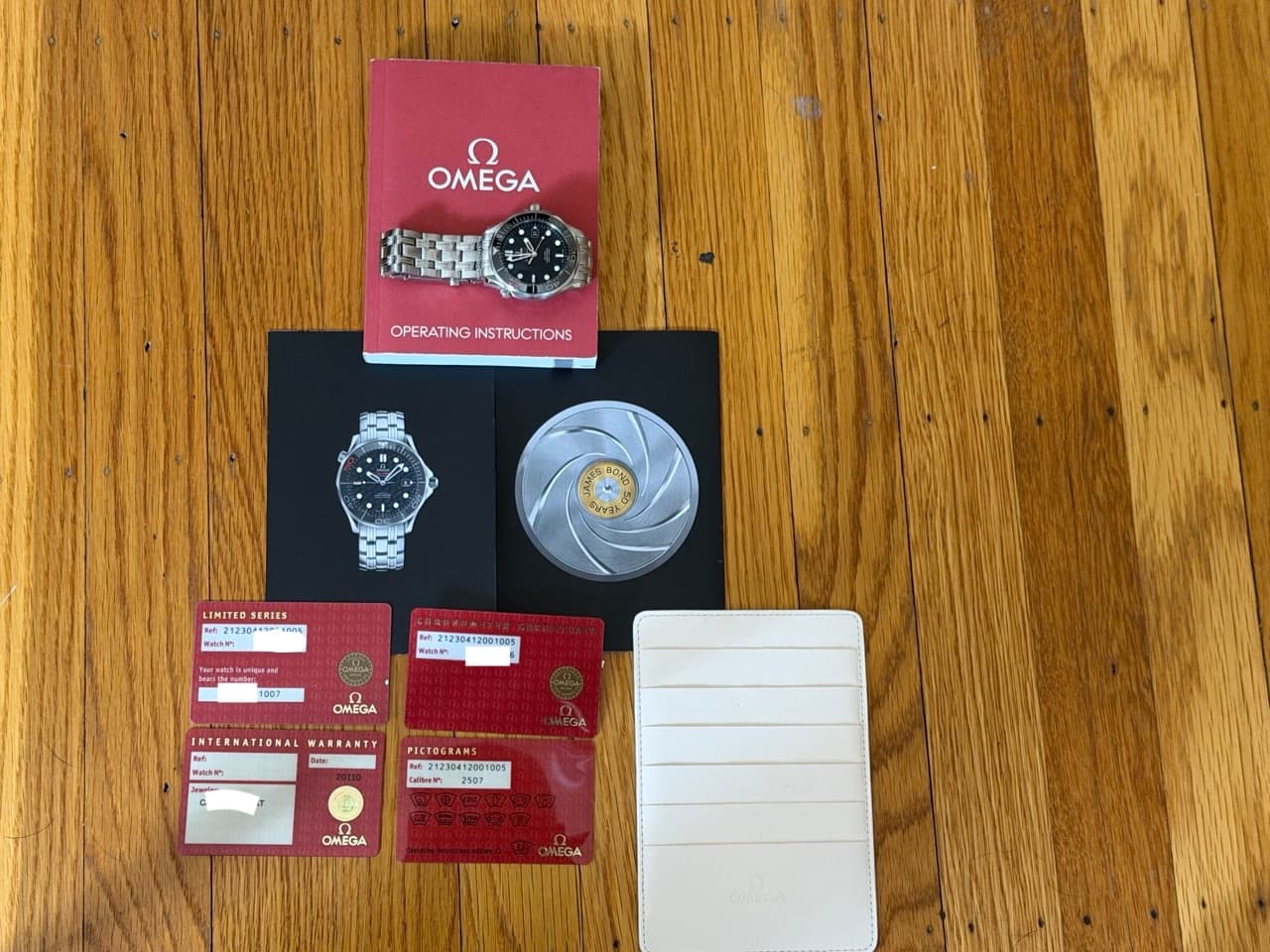 Omega Seamaster Diver 300M 41mm 50th Anniversary Limited Edition Ceramic Bezel Box Papers Cards 212.30.41.20.01.005