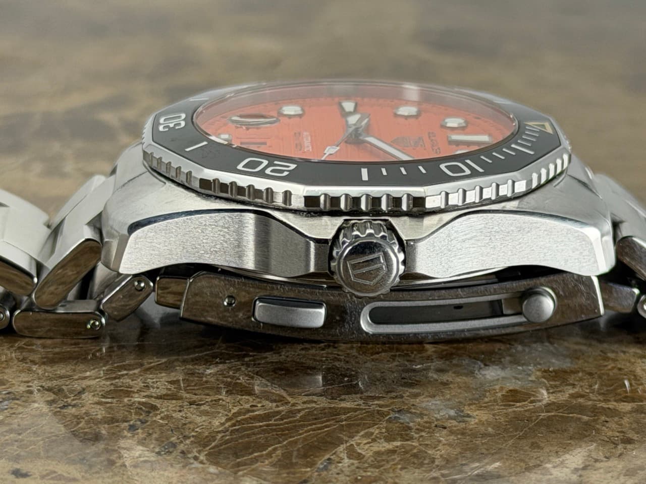Tag Heuer Aquaracer 43mm Automatic with Orange Dial with Tag Heuer Box WBP201F.BA0632