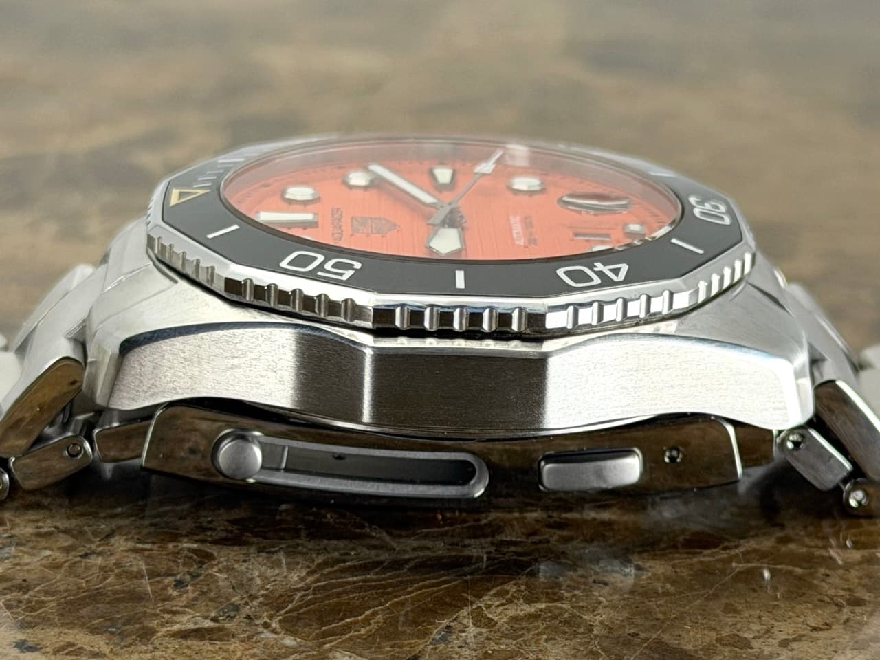 Tag Heuer Aquaracer 43mm Automatic with Orange Dial with Tag Heuer Box WBP201F.BA0632