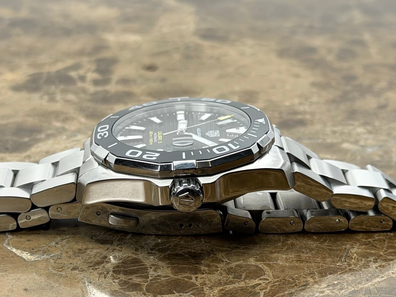 Tag Heuer Aquaracer 43mm Automatic with Black Dial with Tag Heuer Box and Papers WAY201A