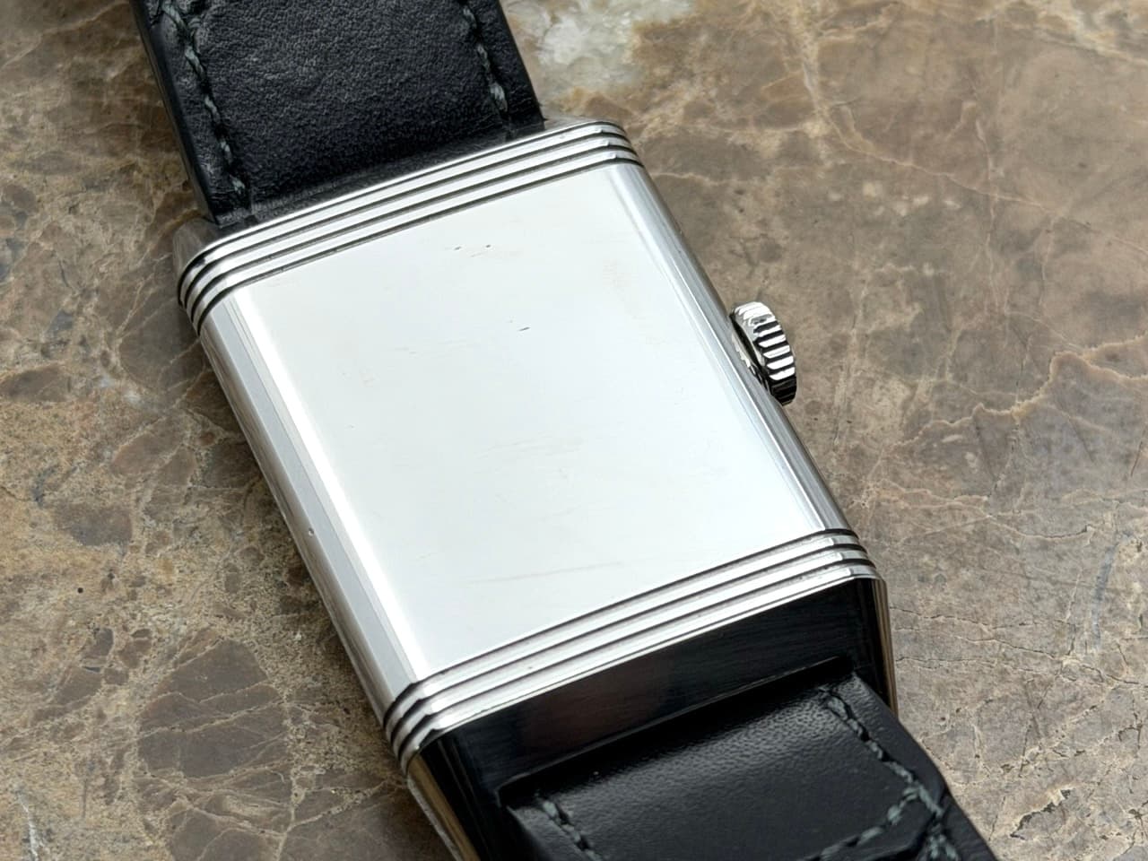 Jaeger LeCoultre REVERSO Classic Large Small Seconds 27mm x 45mm Mechanical Silver Dial Box Papers Card Q3858522