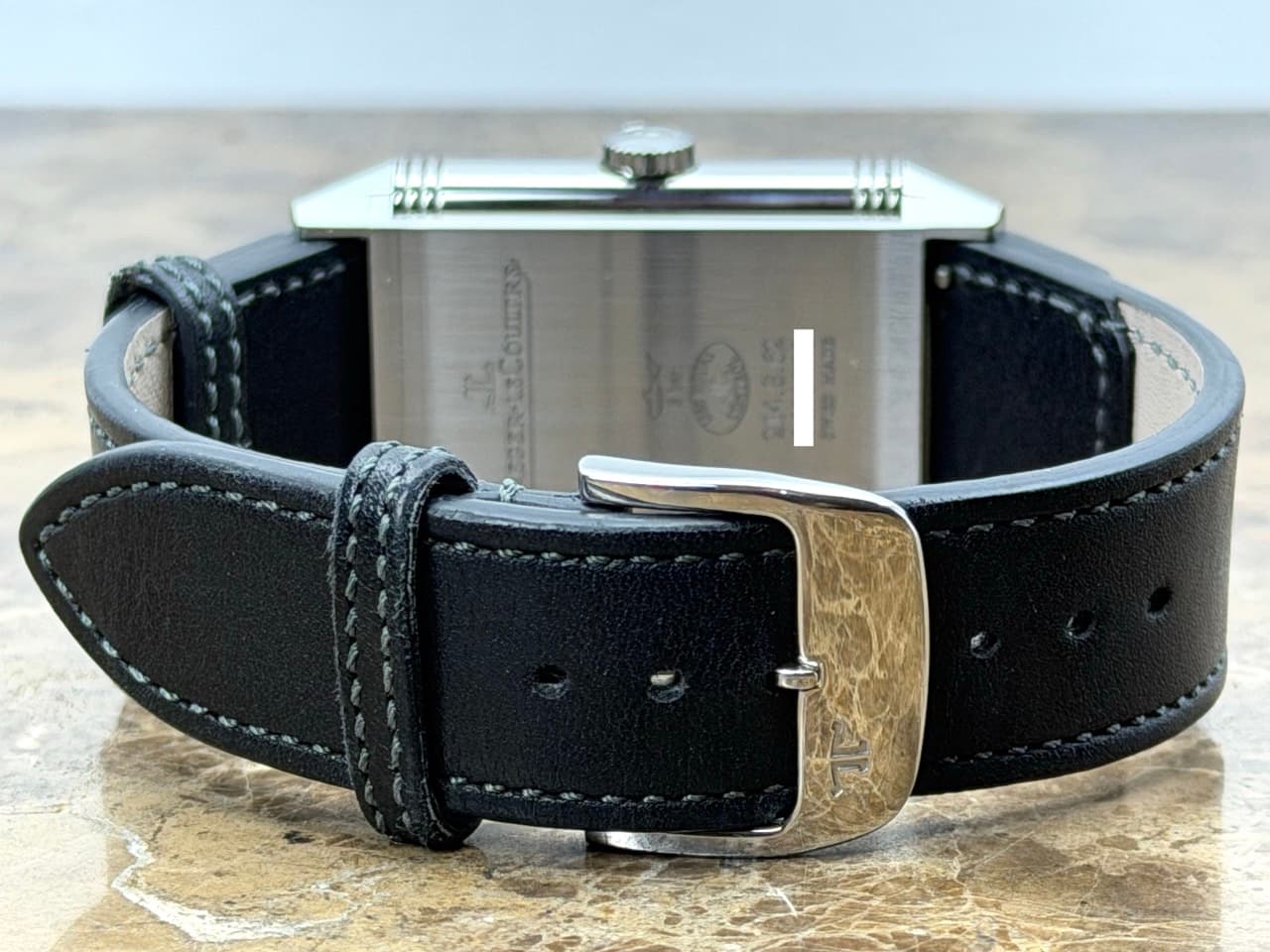 Jaeger LeCoultre REVERSO Classic Large Small Seconds 27mm x 45mm Mechanical Silver Dial Box Papers Card Q3858522