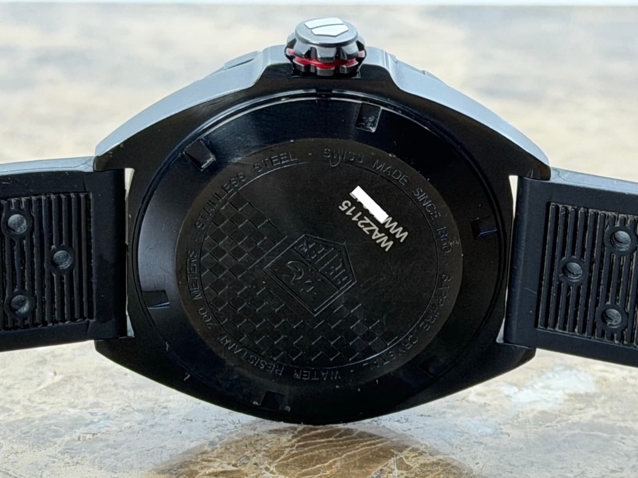 Tag Heuer Formula 1 Automatic 41mm Caliber 5 Black Tactical PVD on Rubber Strap with Box and Papers WAZ2115.FT8023