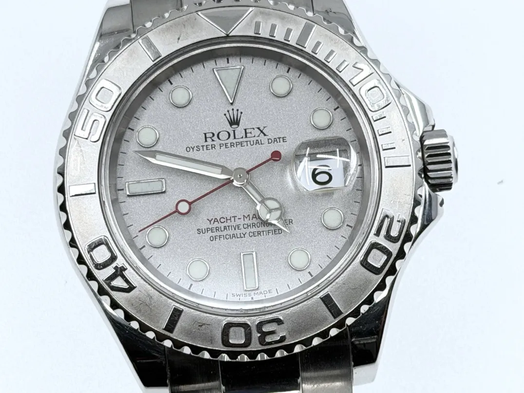 Rolex Yachtmaster Platinum & Steel Men’s 40mm Automatic 16622