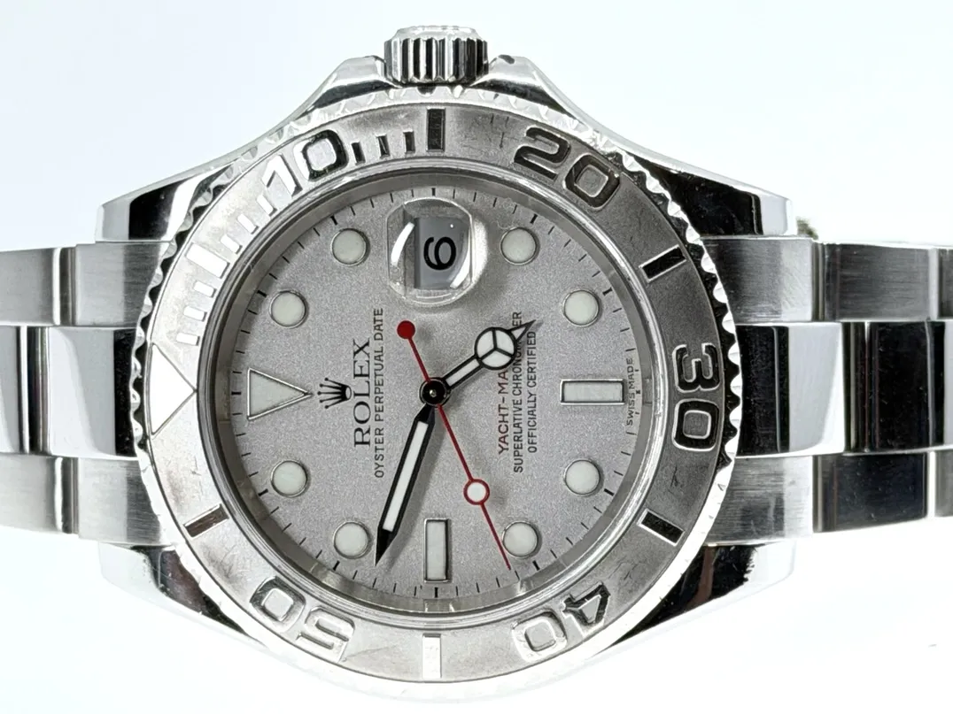 Rolex Yachtmaster Platinum & Steel Men’s 40mm Automatic 16622