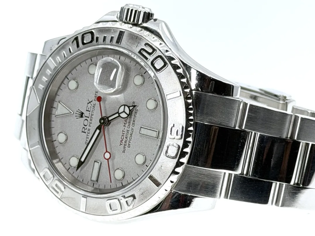 Rolex Yachtmaster Platinum & Steel Men’s 40mm Automatic 16622