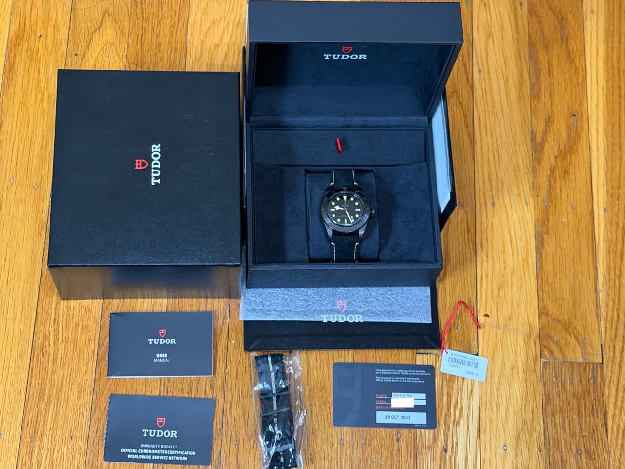 Tudor Black Bay Black Ceramic 41mm Automatic 79210CNU Box Papers Warranty Card 2022 MINT - Image 11