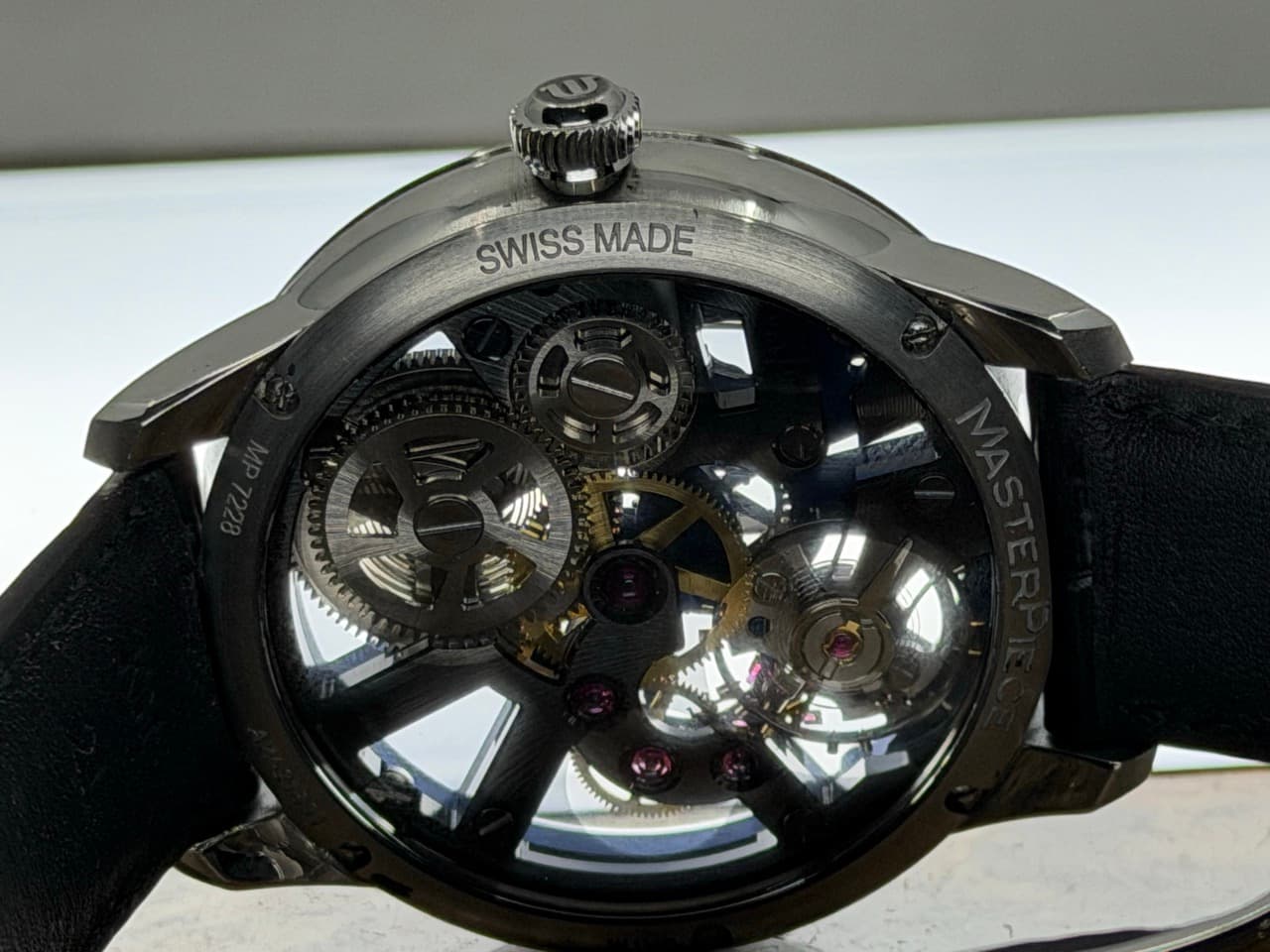 Maurice Lacroix Masterpiece Skeleton 43mm Manual Wind with Box and Card MP7228-SS001-004-1 - Image 5