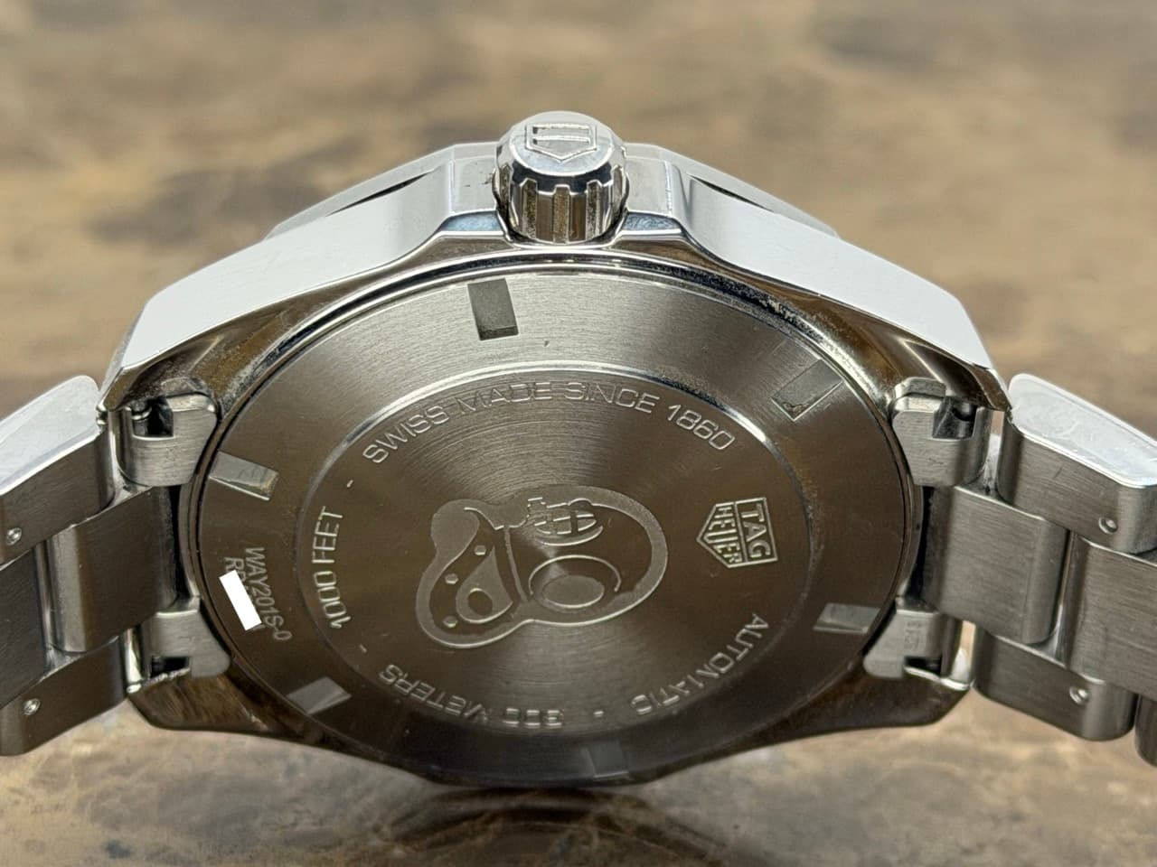 Tag Heuer Aquaracer Caliber 5 Green Dial Bezel Hulk 300M / 1000ft WAY201S-0 Box Papers Card - Image 5