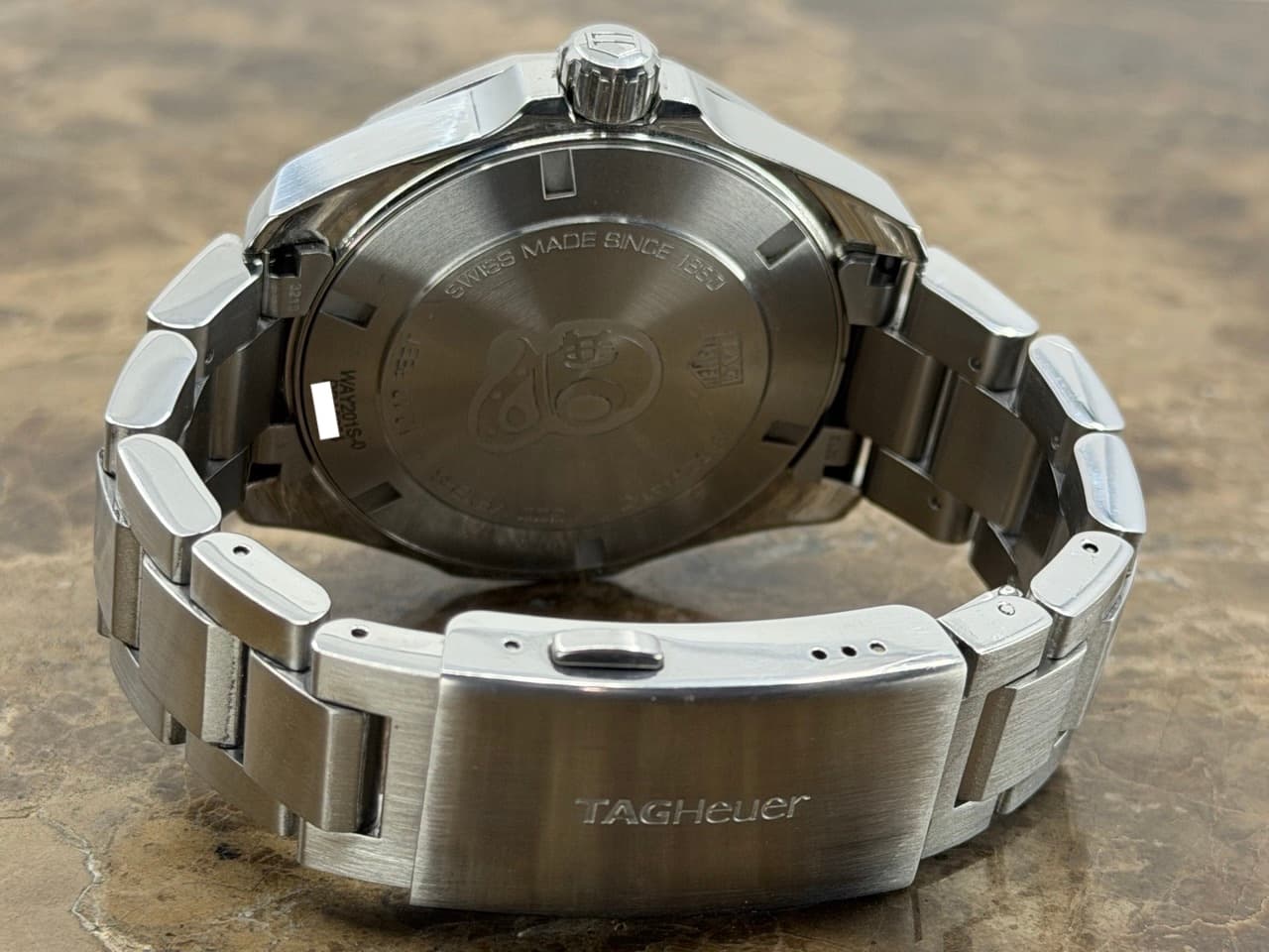 Tag Heuer Aquaracer Caliber 5 Green Dial Bezel Hulk 300M / 1000ft WAY201S-0 Box Papers Card - Image 7