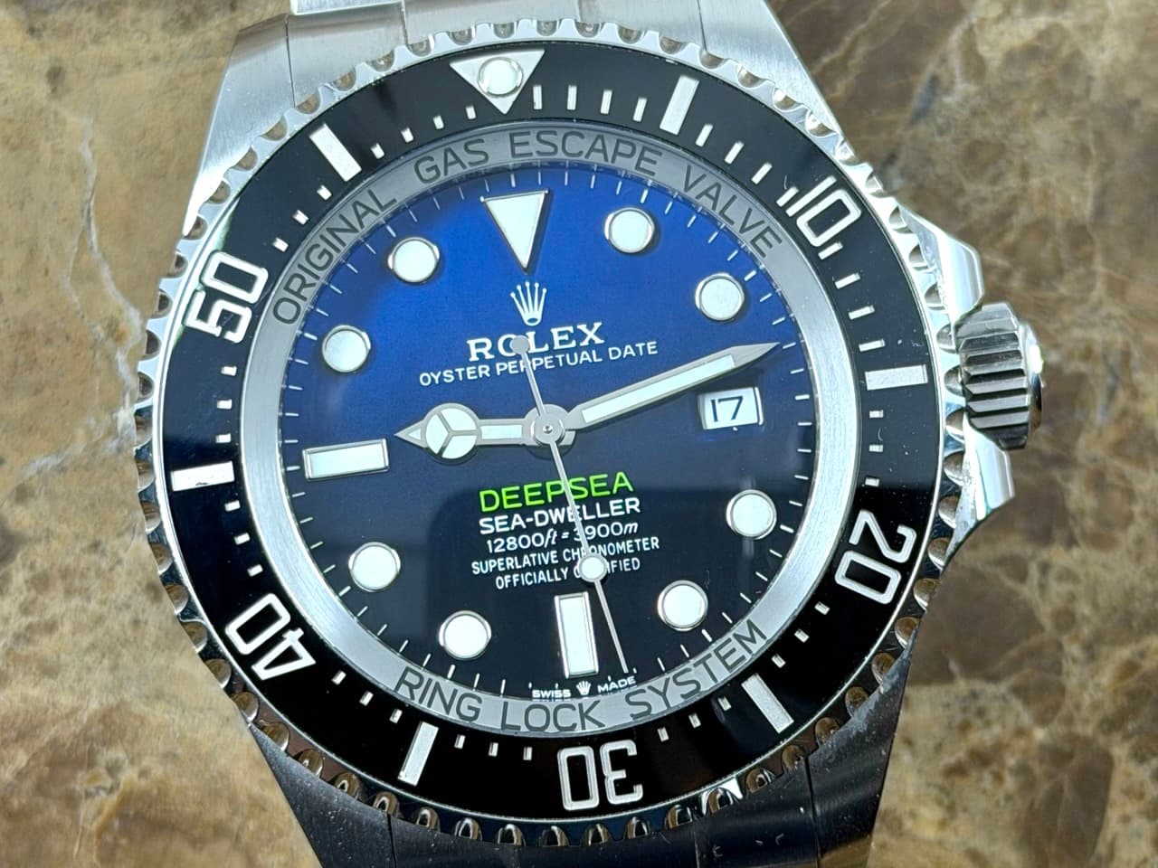 Rolex DeepSea James Cameron 44mm Automatic 126660 Black / Blue with Box Papers Card