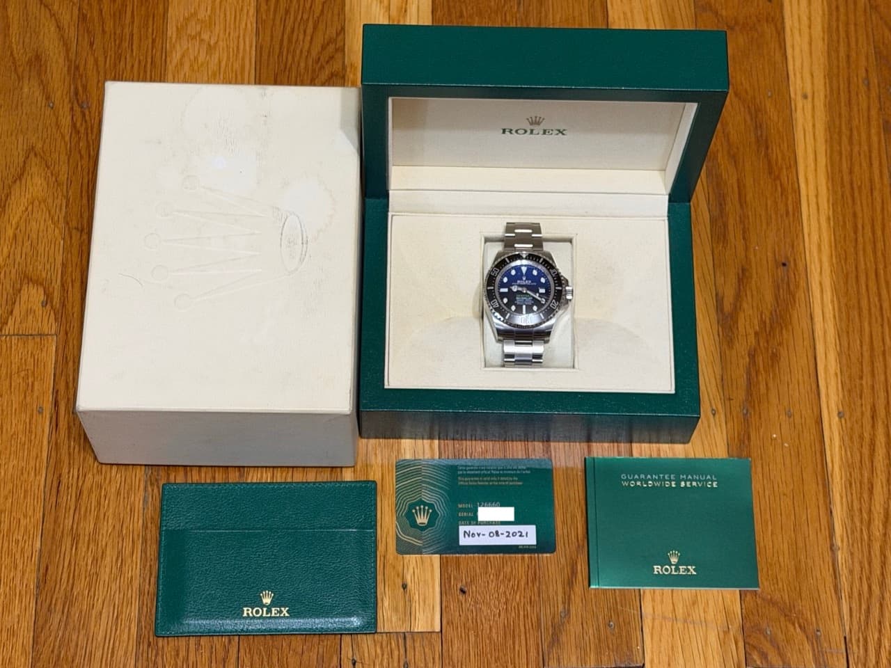 Rolex DeepSea James Cameron 44mm Automatic 126660 Black / Blue with Box Papers Card - Image 11