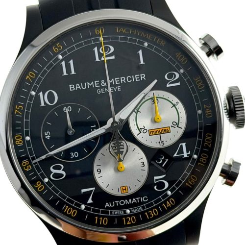 Baume Mercier Shelby Cobra Limited Edition COPELAND 43mm Automatic Black Yellow MOA10281 Box Papers Card