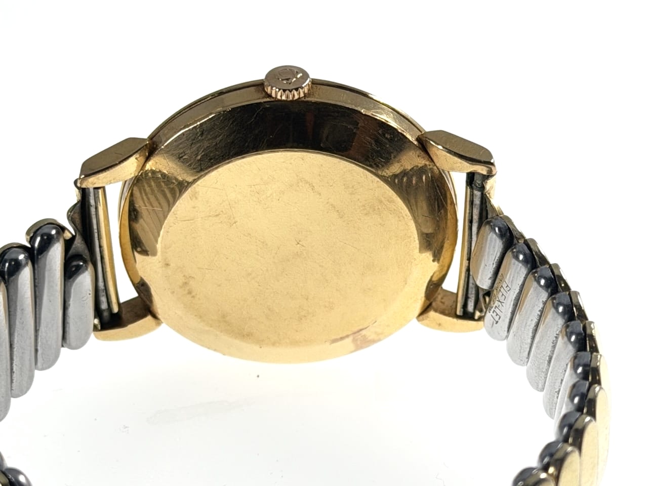 Omega Automatic Vintage 18k Yellow Gold with Giant Subdial 34mm Automatic Bumper and Classic Stretch Bracelet Vintage Mid Century model 2709 - Image 5