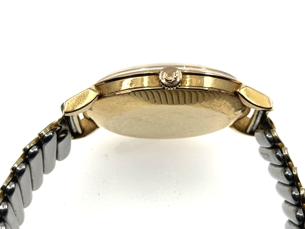 Omega Automatic Vintage 18k Yellow Gold with Giant Subdial 34mm Automatic Bumper and Classic Stretch Bracelet Vintage Mid Century model 2709 - Image 6