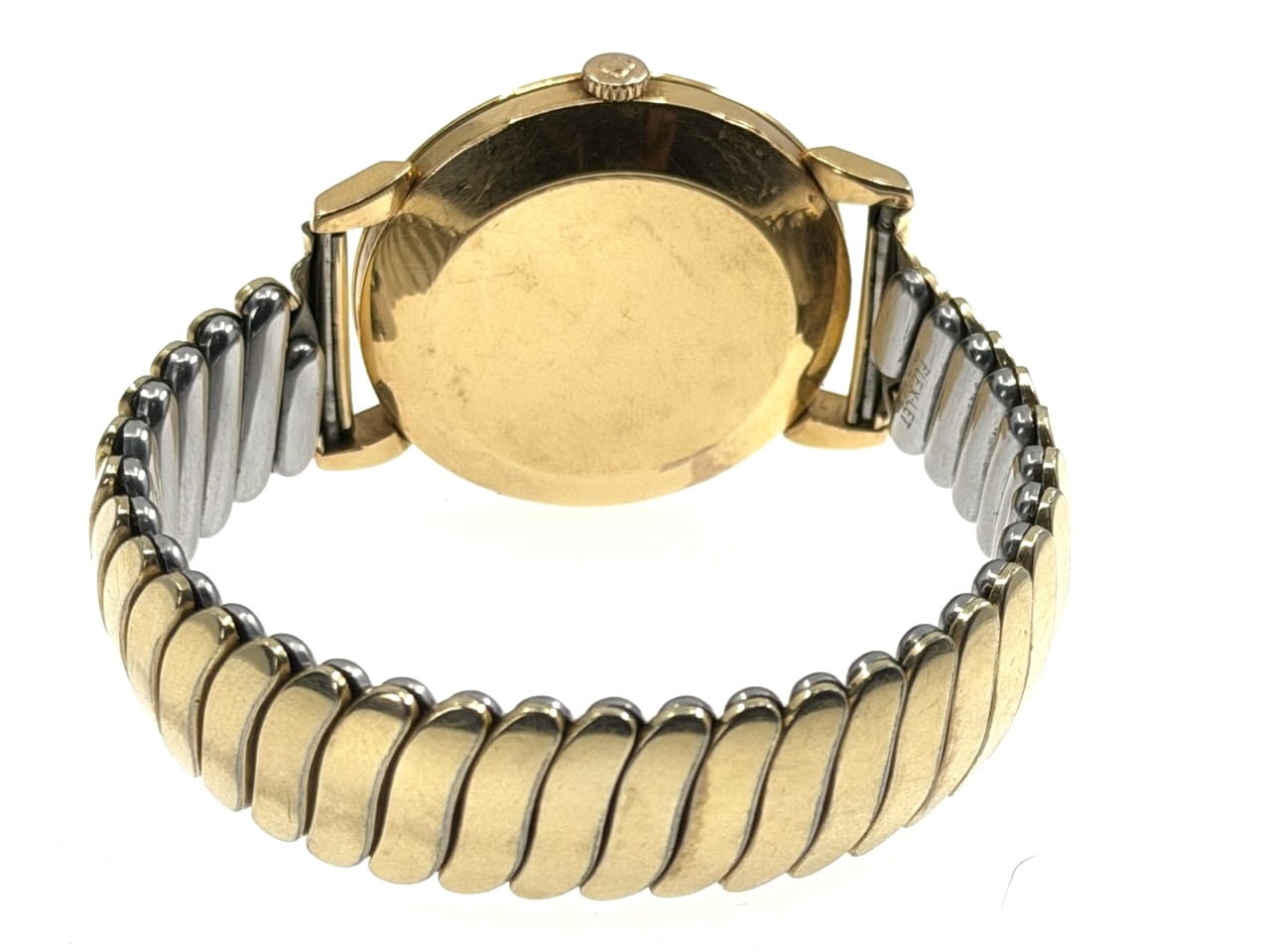 Omega Automatic Vintage 18k Yellow Gold with Giant Subdial 34mm Automatic Bumper and Classic Stretch Bracelet Vintage Mid Century model 2709 - Image 8