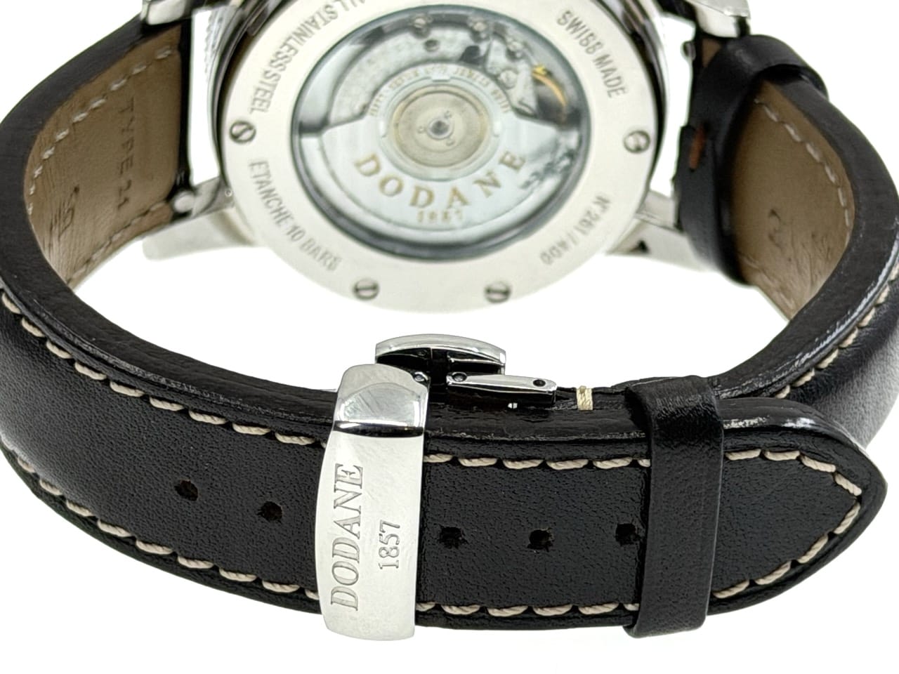 Dodane 1857 TYPE 21 Chronograph Flyback 41.5mm Automatic Three Register Matte Brown Dial with Box Papers Card - Image 7