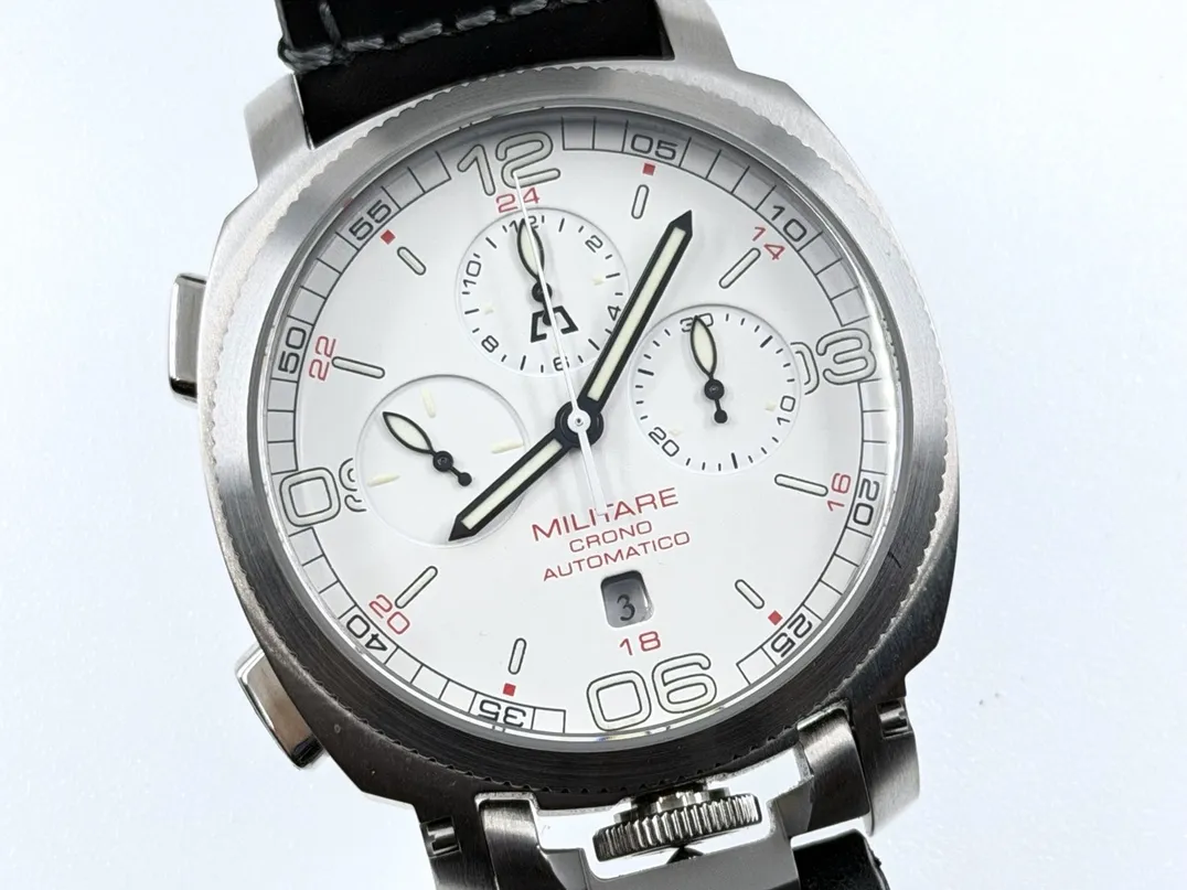 ANONIMO Militare Chrono Automatico 43mm Automatic Box Papers Model 2007 SS-W Limited Edition