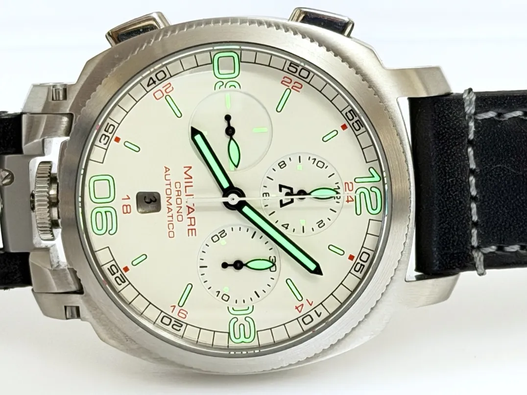 ANONIMO Militare Chrono Automatico 43mm Automatic Box Papers Model 2007 SS-W Limited Edition
