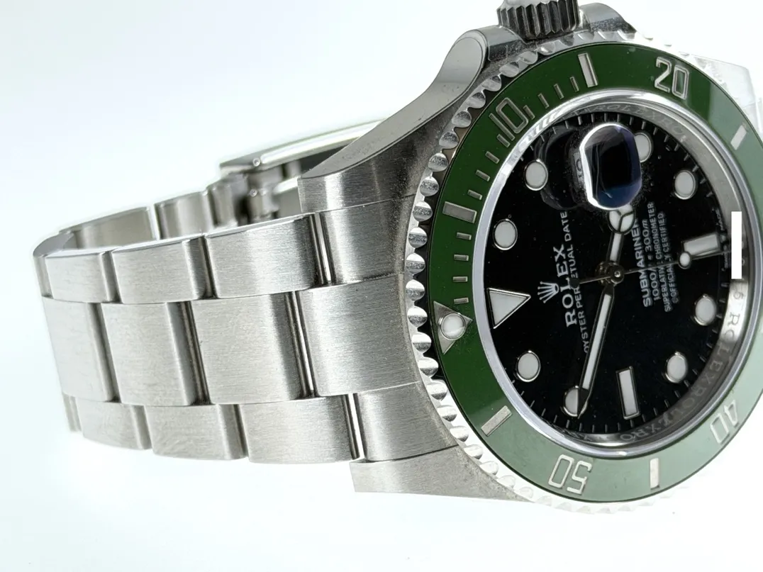 Rolex Submariner with Date Green Ceramic Bezel and Black dial Starbucks 126610LV Box Papers Year 2026