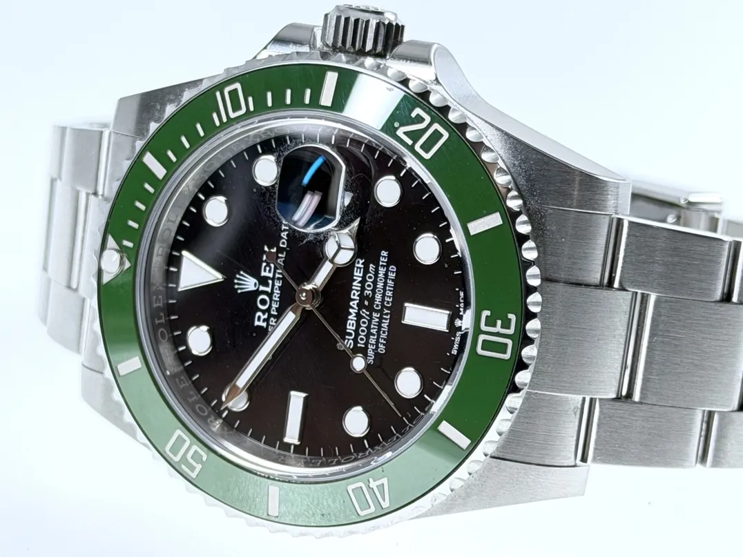 Rolex Submariner with Date Green Ceramic Bezel and Black dial Starbucks 126610LV Box Papers Year 2026