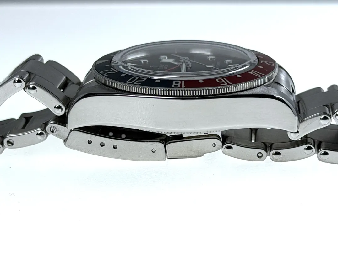Tudor Black Bay GMT Heritage Pepsi automatic 41mm full size black dial box papers 79830RB