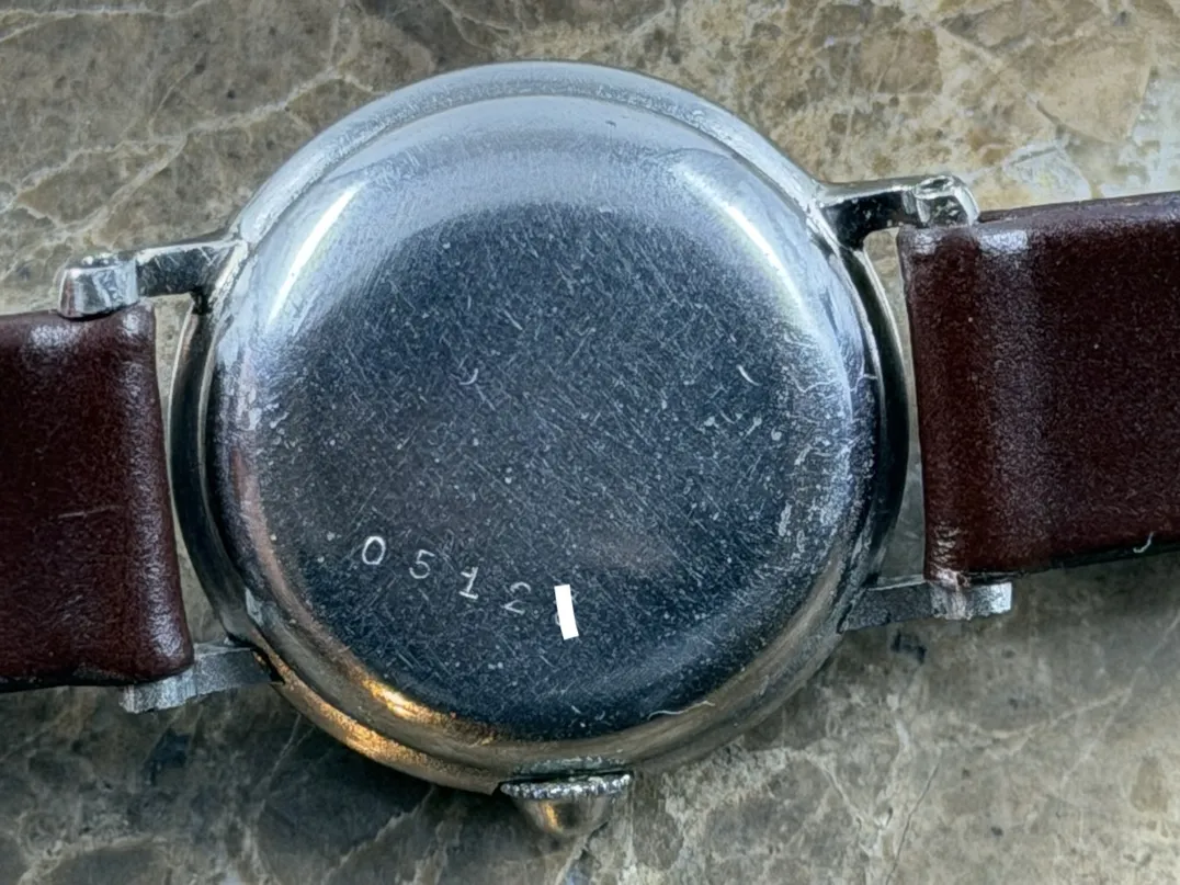 Rolex Nurse Precision Watch 24mm Manual Wind with Salmon Dial with Arabic Numerals Vintage