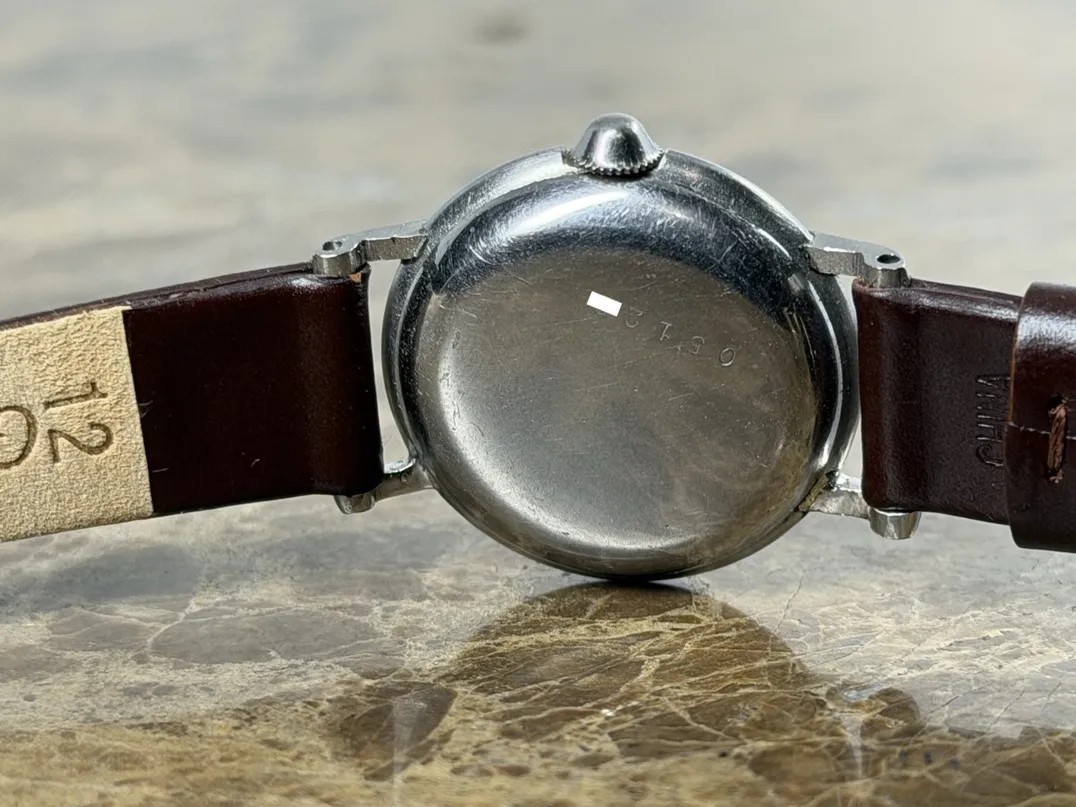 Rolex Nurse Precision Watch 24mm Manual Wind with Salmon Dial with Arabic Numerals Vintage